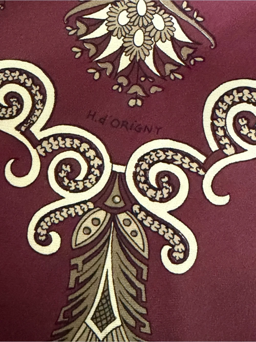 Hermès Fantaisie Silk Scarf.